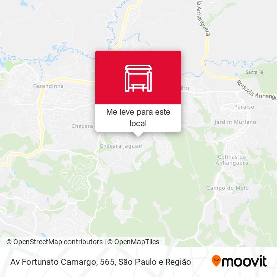 Av Fortunato Camargo, 565 mapa