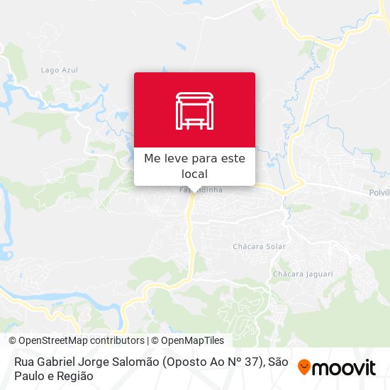Rua Gabriel Jorge Salomão (Oposto Ao Nº 37) mapa