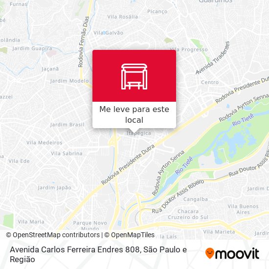 Avenida Carlos Ferreira Endres 808 mapa
