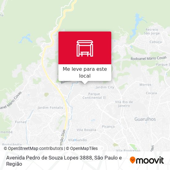 Avenida Pedro de Souza Lopes 3888 mapa