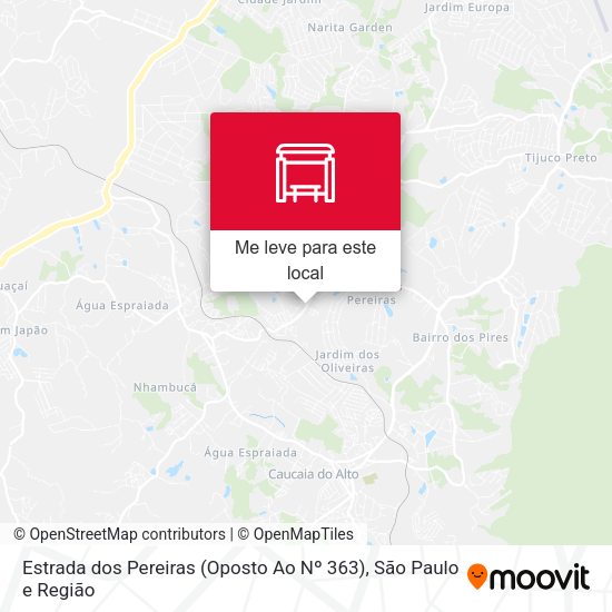 Estrada dos Pereiras (Oposto Ao Nº 363) mapa