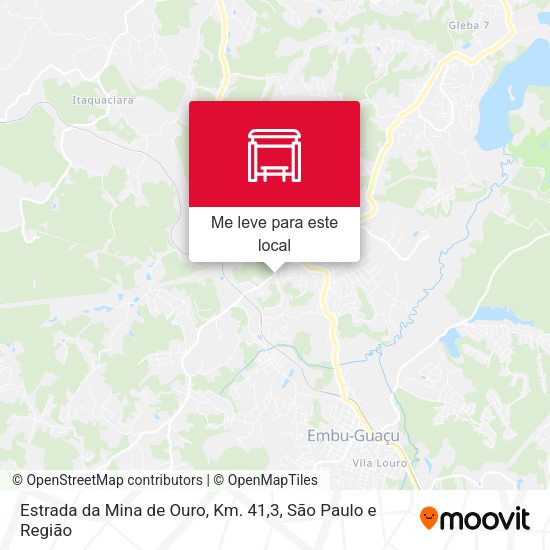 Estrada da Mina de Ouro, Km. 41,3 mapa