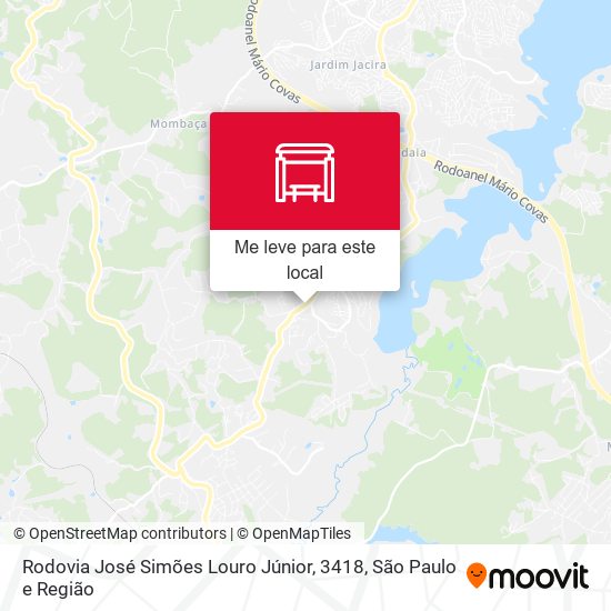 Rodovia José Simões Louro Júnior, 3418 mapa
