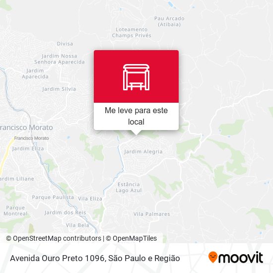 Avenida Ouro Preto 1096 mapa