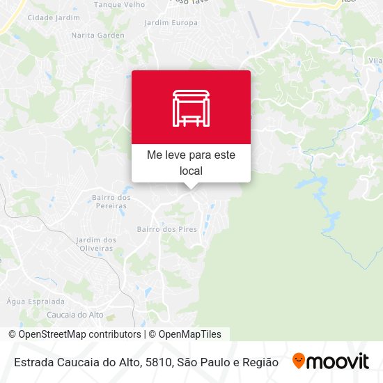 Estrada Caucaia do Alto, 5810 mapa