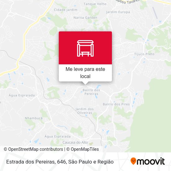 Estrada dos Pereiras, 646 mapa