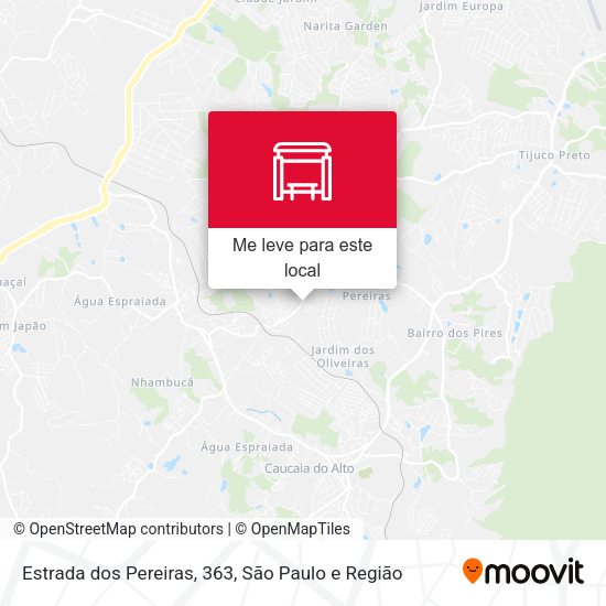 Estrada dos Pereiras, 363 mapa