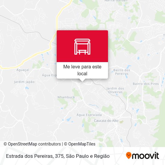 Estrada dos Pereiras, 375 mapa