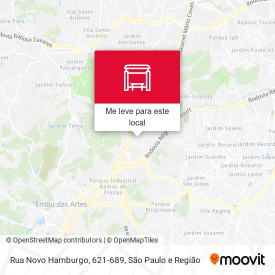 Rua Novo Hamburgo, 621-689 mapa