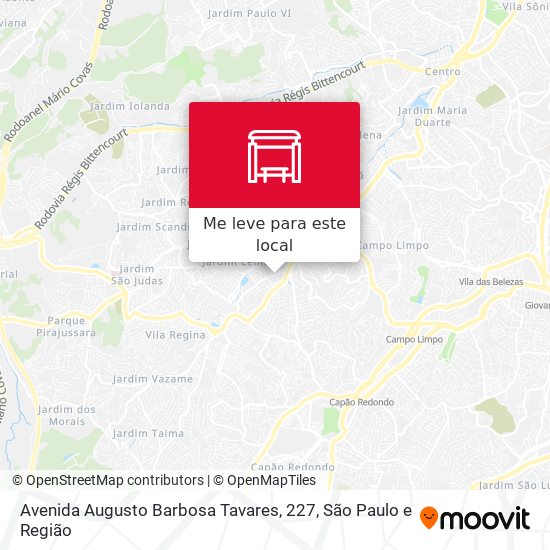 Avenida Augusto Barbosa Tavares, 227 mapa
