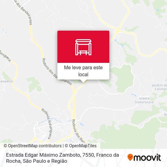 Estrada Edgar Máximo Zamboto, 7550, Franco da Rocha mapa