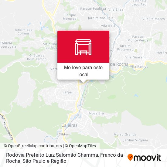 Rodovia Prefeito Luiz Salomão Chamma, Franco da Rocha mapa