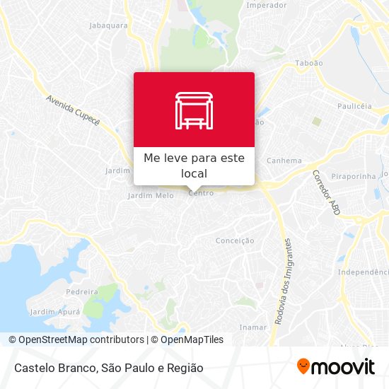 Castelo Branco mapa