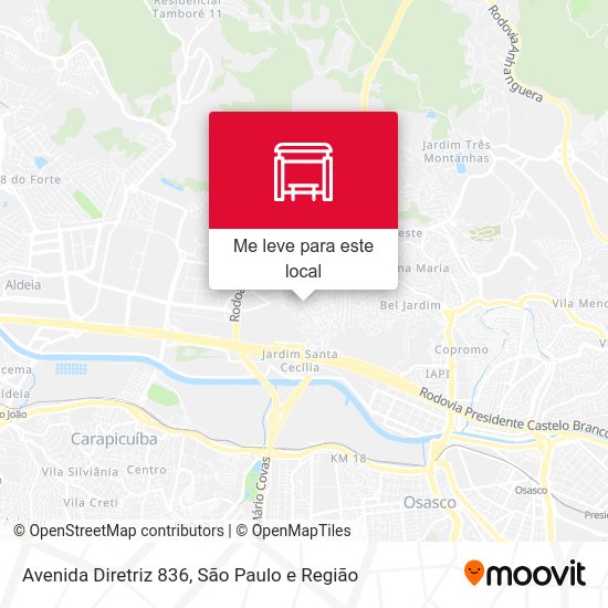 Avenida Diretriz 836 mapa