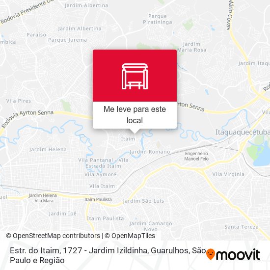 Estr. do Itaim, 1727 - Jardim Izildinha, Guarulhos mapa