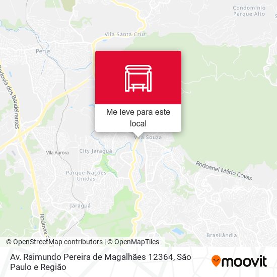 Av. Raimundo Pereira de Magalhães 12364 mapa