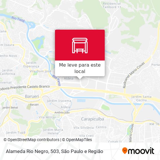 Alameda Rio Negro, 503 mapa
