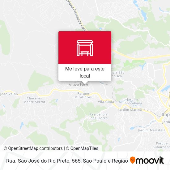 Rua. São José do Rio Preto, 565 mapa