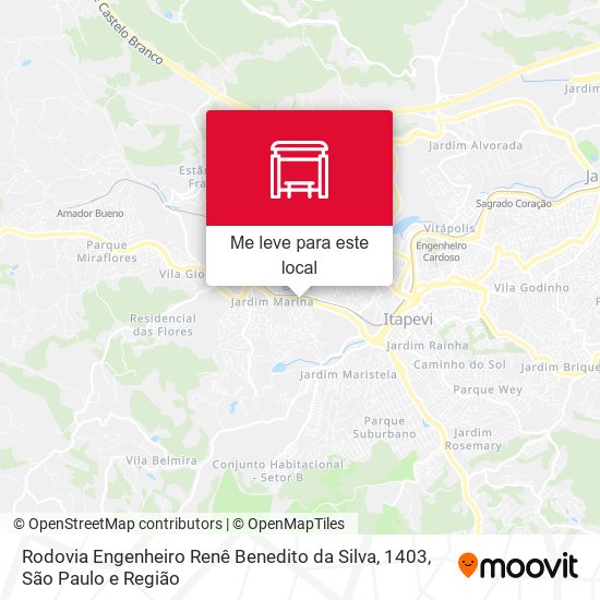 Rodovia Engenheiro Renê Benedito da Silva, 1403 mapa