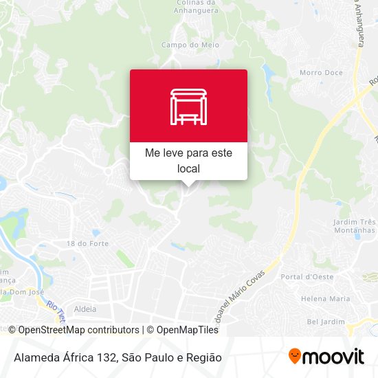 Alameda África 132 mapa