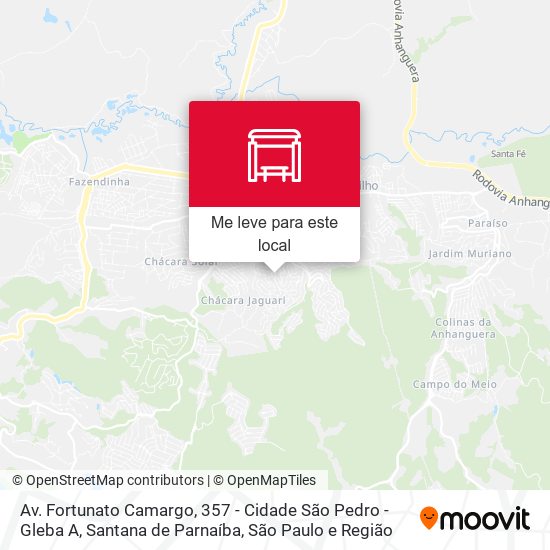 Av. Fortunato Camargo, 357 - Cidade São Pedro - Gleba A, Santana de Parnaíba mapa