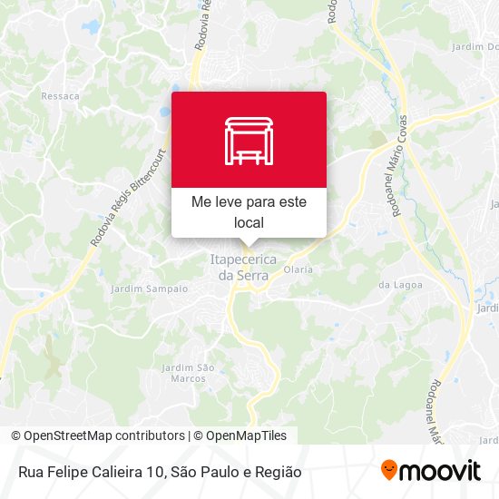 Rua Felipe Calieira 10 mapa