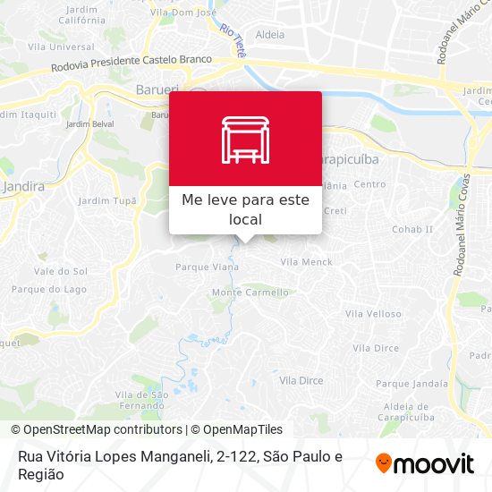 Rua Vitória Lopes Manganeli, 2-122 mapa