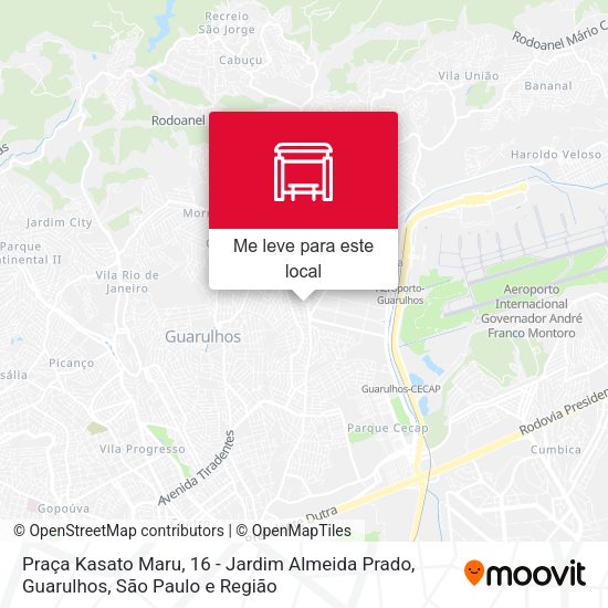 Praça Kasato Maru, 16 - Jardim Almeida Prado, Guarulhos mapa