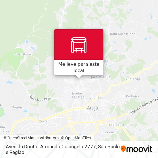 Avenida Doutor Armando Colângelo 2777 mapa