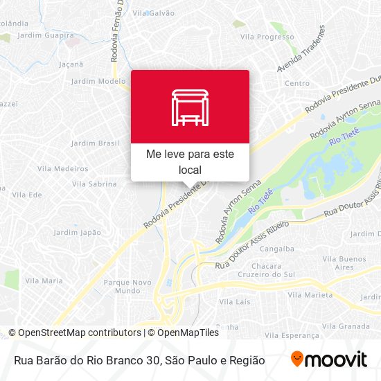 Rua Barão do Rio Branco 30 mapa