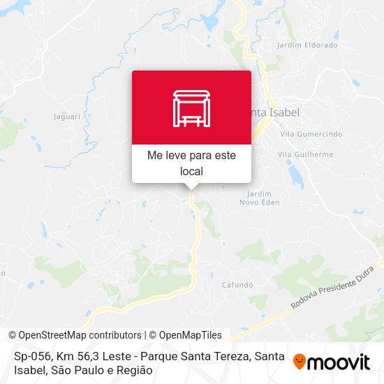 Sp-056, Km 56,3 Leste - Parque Santa Tereza, Santa Isabel mapa