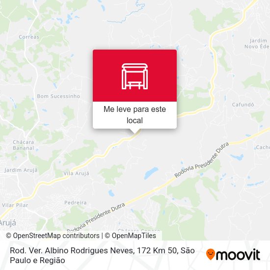 Rod. Ver. Albino Rodrigues Neves, 172 Km 50 mapa