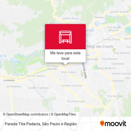 Parada Tita Padaria mapa