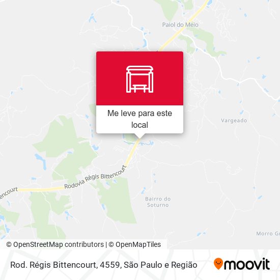 Rod. Régis Bittencourt, 4559 mapa