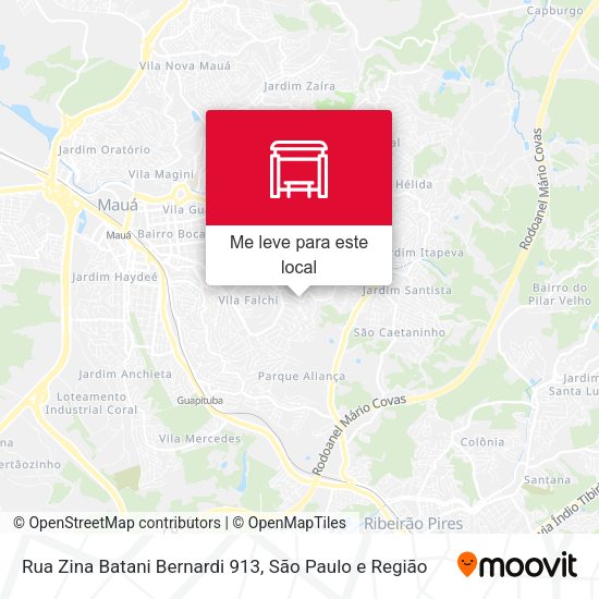 Rua Zina Batani Bernardi 913 mapa