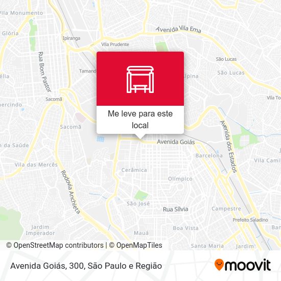 Avenida Goiás, 300 mapa