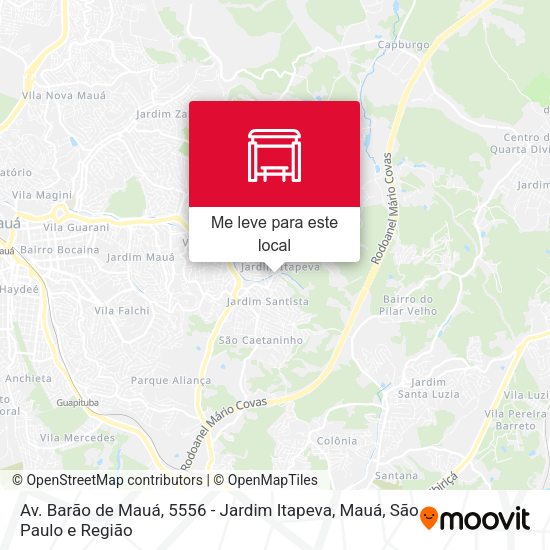 Av. Barão de Mauá, 5556 - Jardim Itapeva, Mauá mapa
