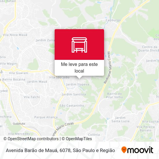 Avenida Barão de Mauá, 6078 mapa