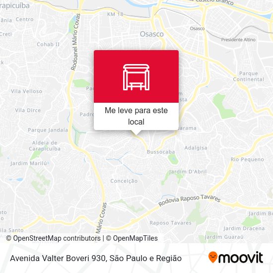 Avenida Valter Boveri 930 mapa