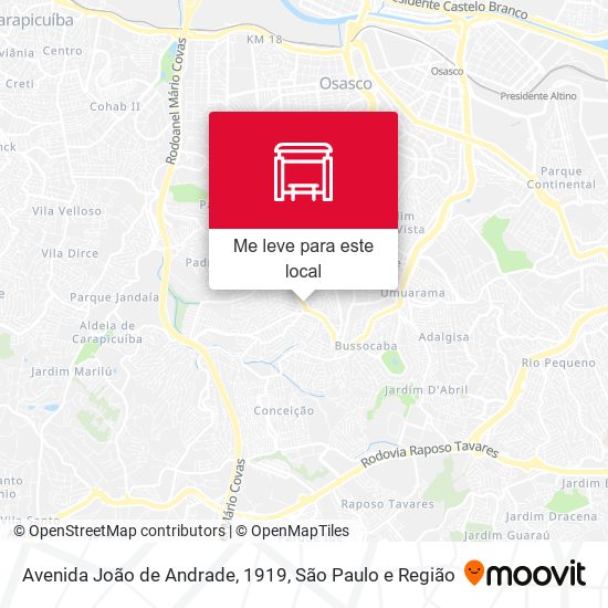 Avenida João de Andrade, 1919 mapa