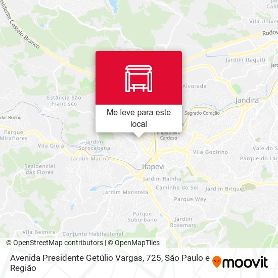 Avenida Presidente Getúlio Vargas, 725 mapa