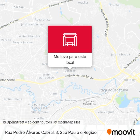 Rua Pedro Álvares Cabral, 3 mapa