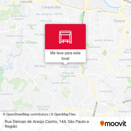 Rua Derivan de Araújo Castro, 144 mapa