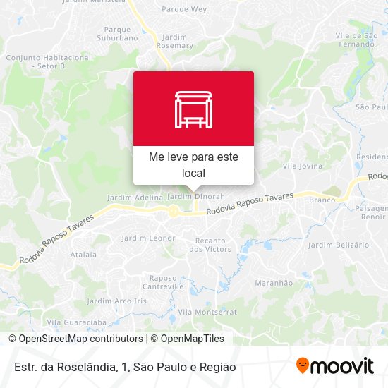 Estr. da Roselândia, 1 mapa