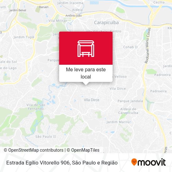 Estrada Egílio Vitorello 906 mapa