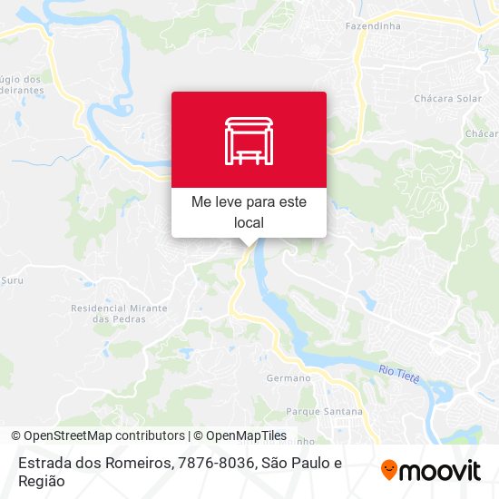 Estrada dos Romeiros, 7876-8036 mapa