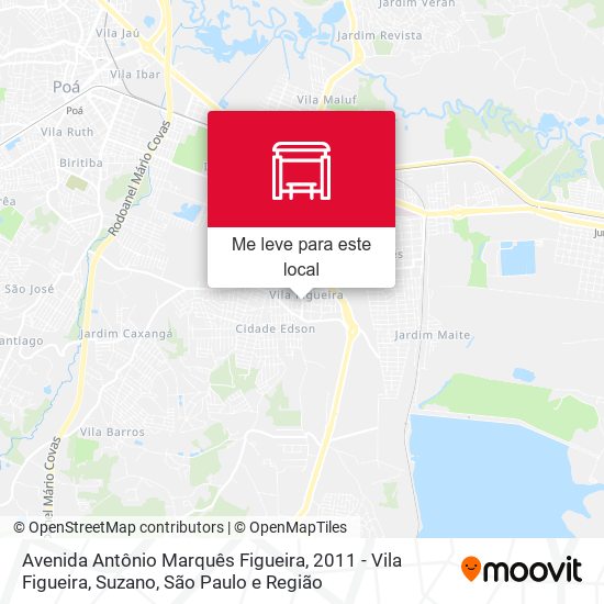 Avenida Antônio Marquês Figueira, 2011 - Vila Figueira, Suzano mapa