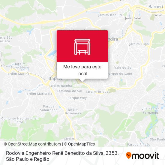 Rodovia Engenheiro Renê Benedito da Silva, 2353 mapa