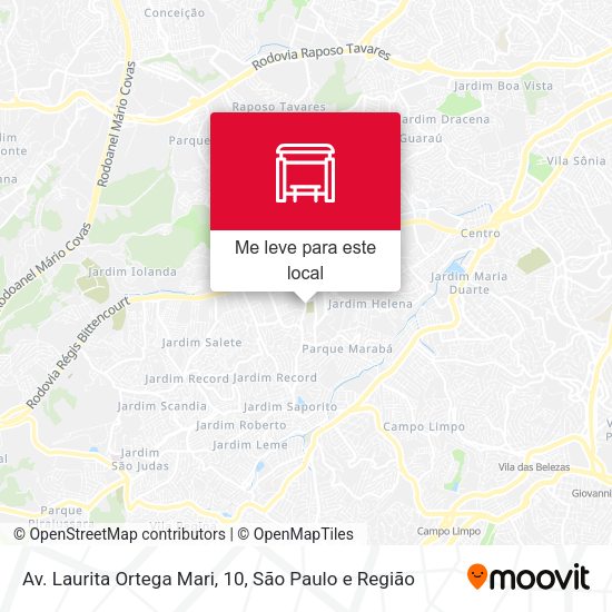 Av. Laurita Ortega Mari, 10 mapa