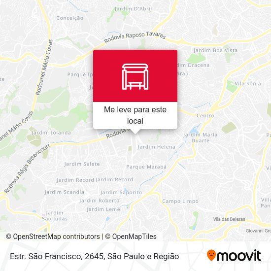 Estr. São Francisco, 2645 mapa